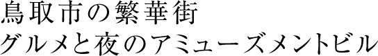 鳥取市の繁華街グルメと夜のアミューズメントビル